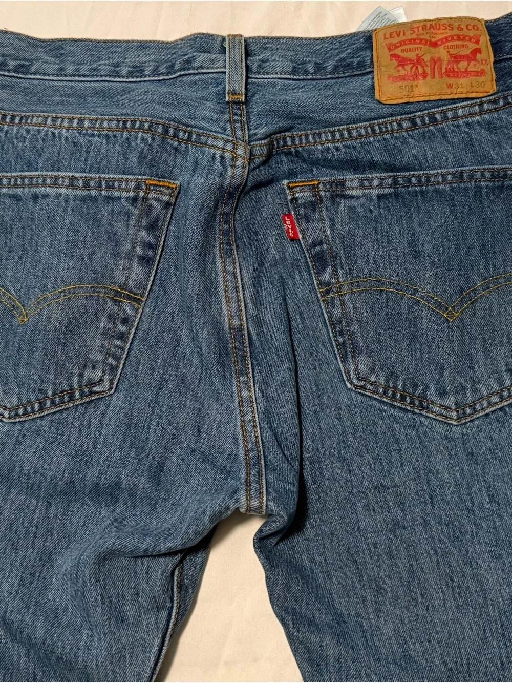 Levi's Men’s 501 jeans medium wash